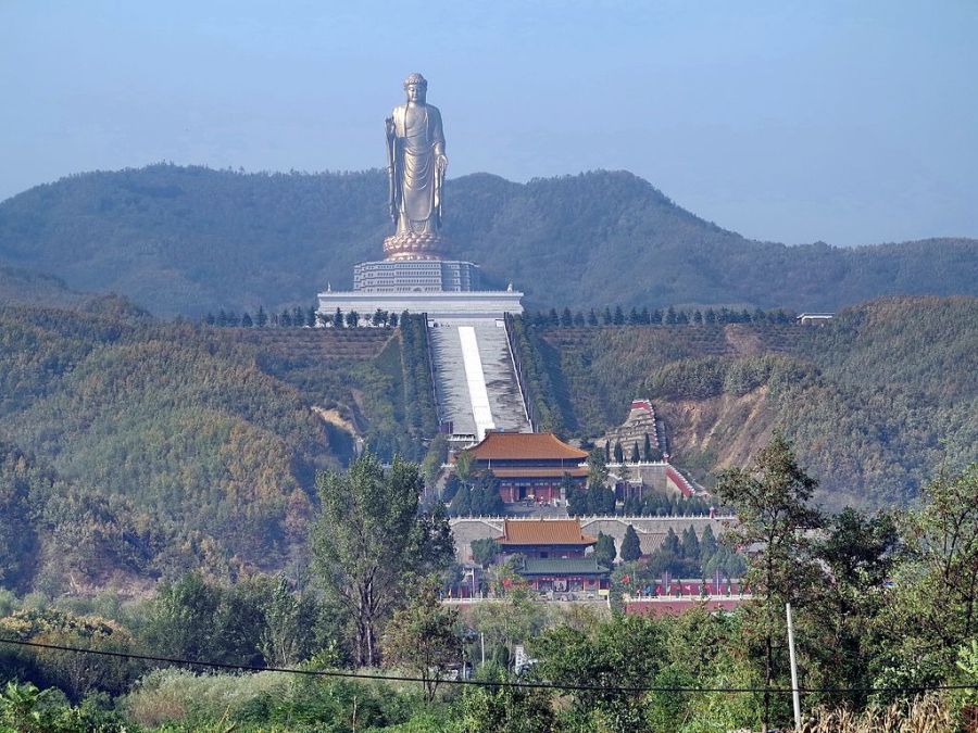 Wielki Budda z Lushan grafika