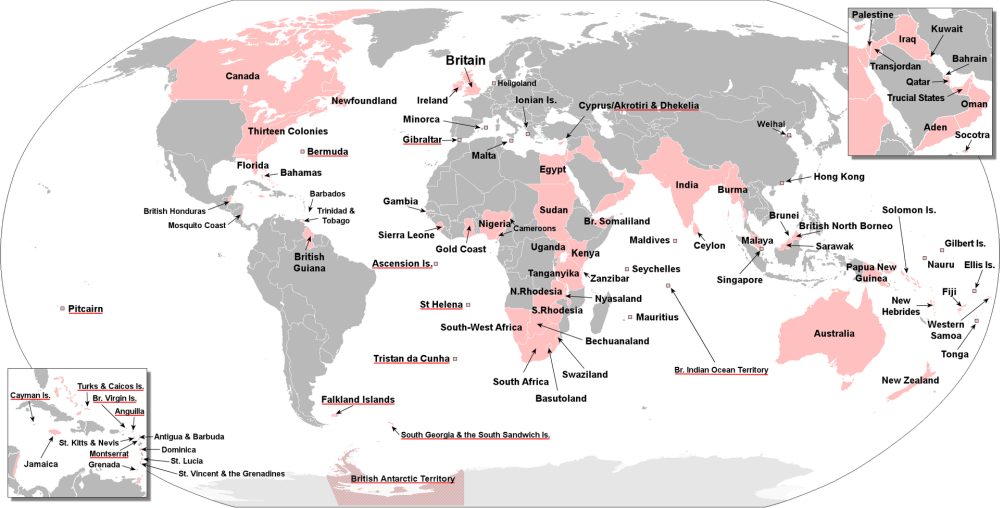 10 największych państw w historii według powierzchni