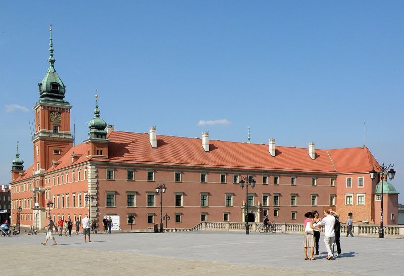 Zamek Królewski w Warszawie grafika