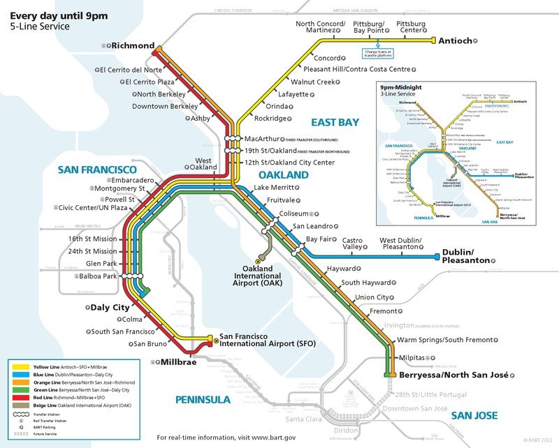 Metro w San Francisco grafika
