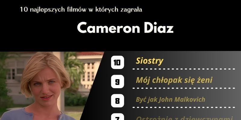 10 najlepszych filmów w których zagrała Cameron Diaz